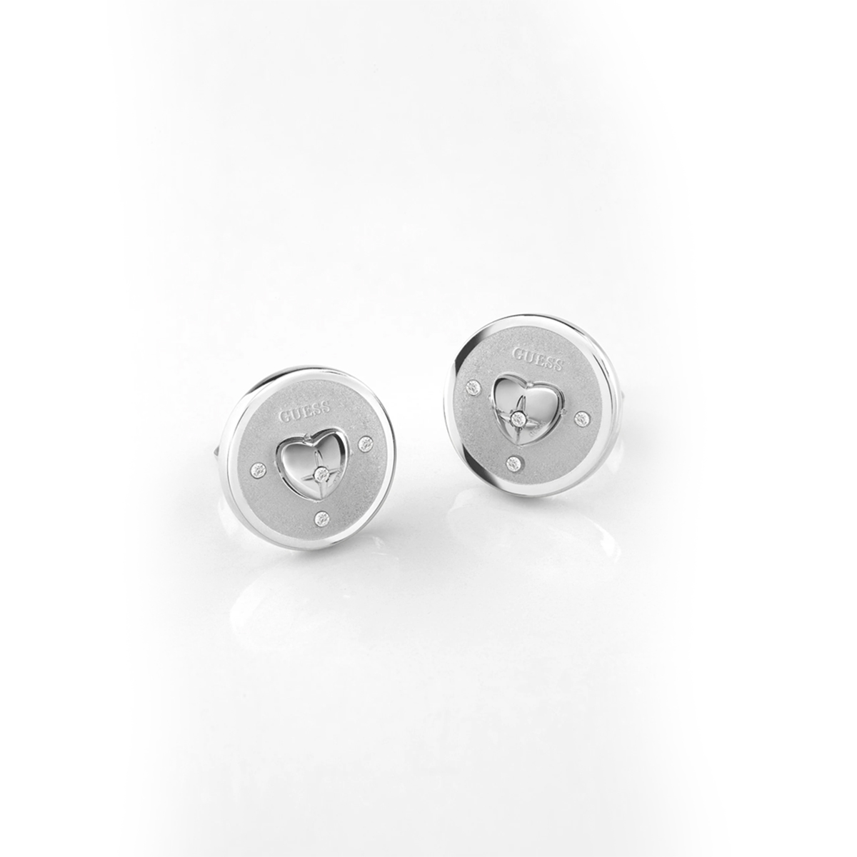 BOUCLES D'OREILLES GUESS FEMME SIMPLE ACIER